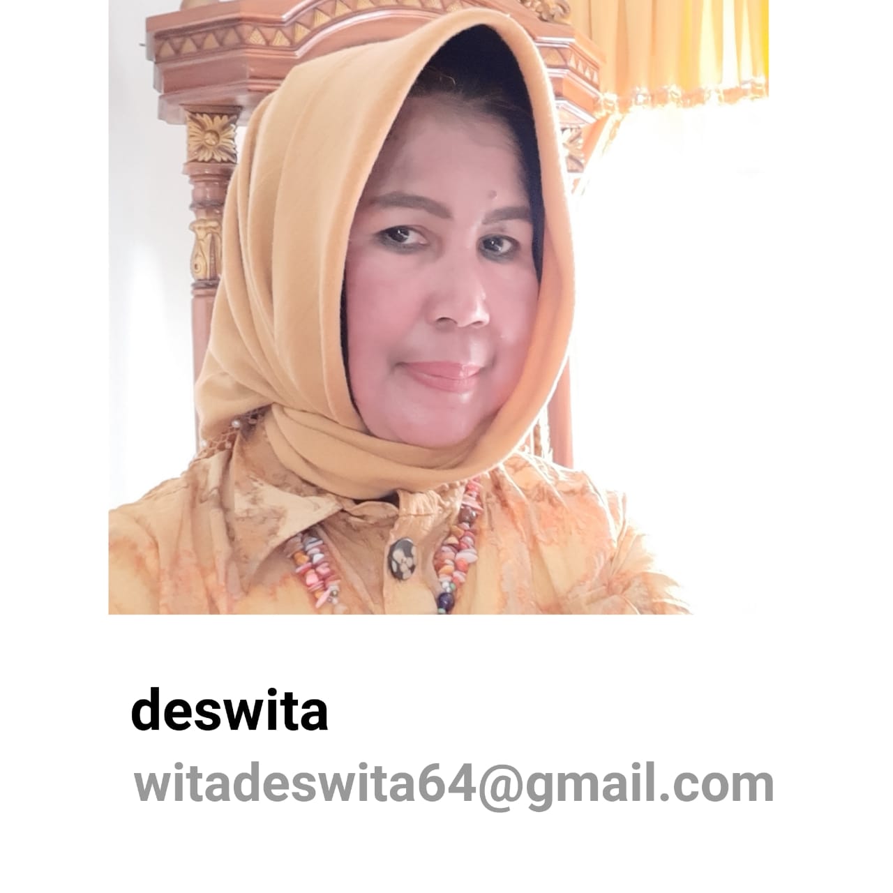 <center>Guru Seni Budaya<br>DESWITA, S.Pd.</center>